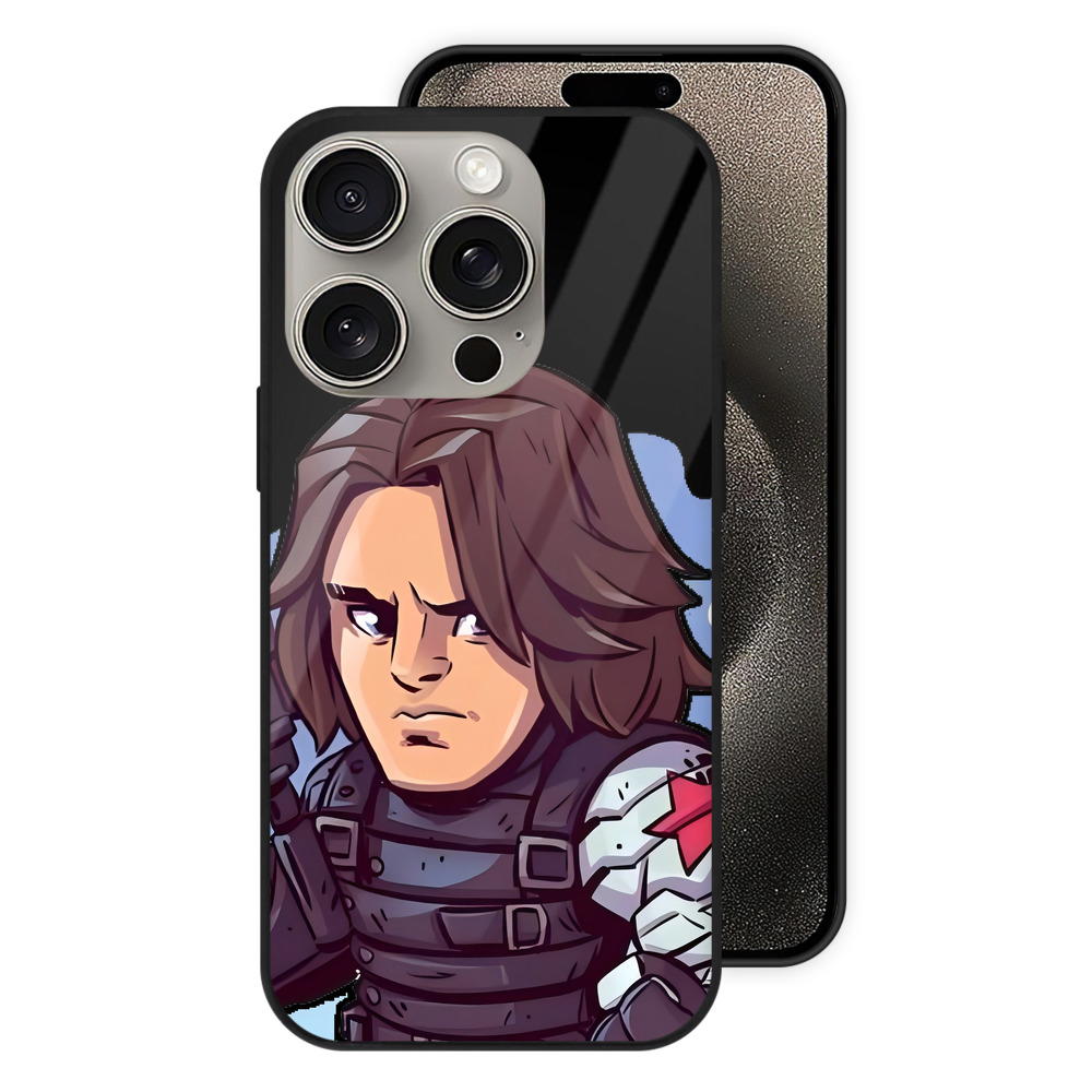 （画像用） アベンジャーズ The Avengers 【iPhone15Pro対応】スマホケース 耐衝撃＆黄変防止 背面ガラス