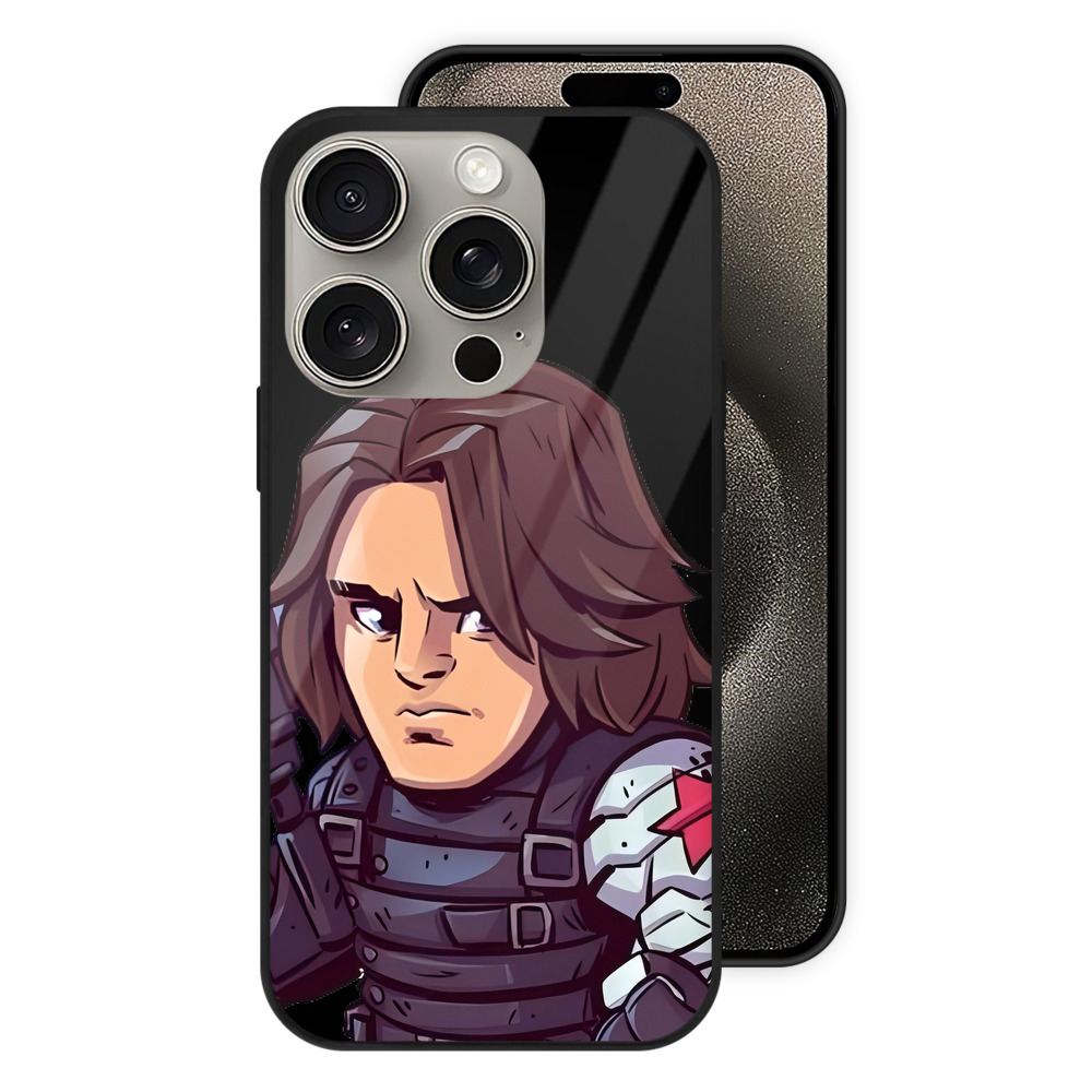 （画像用） アベンジャーズ The Avengers 【iPhone15Pro対応】スマホケース 耐衝撃＆黄変防止 背面ガラス