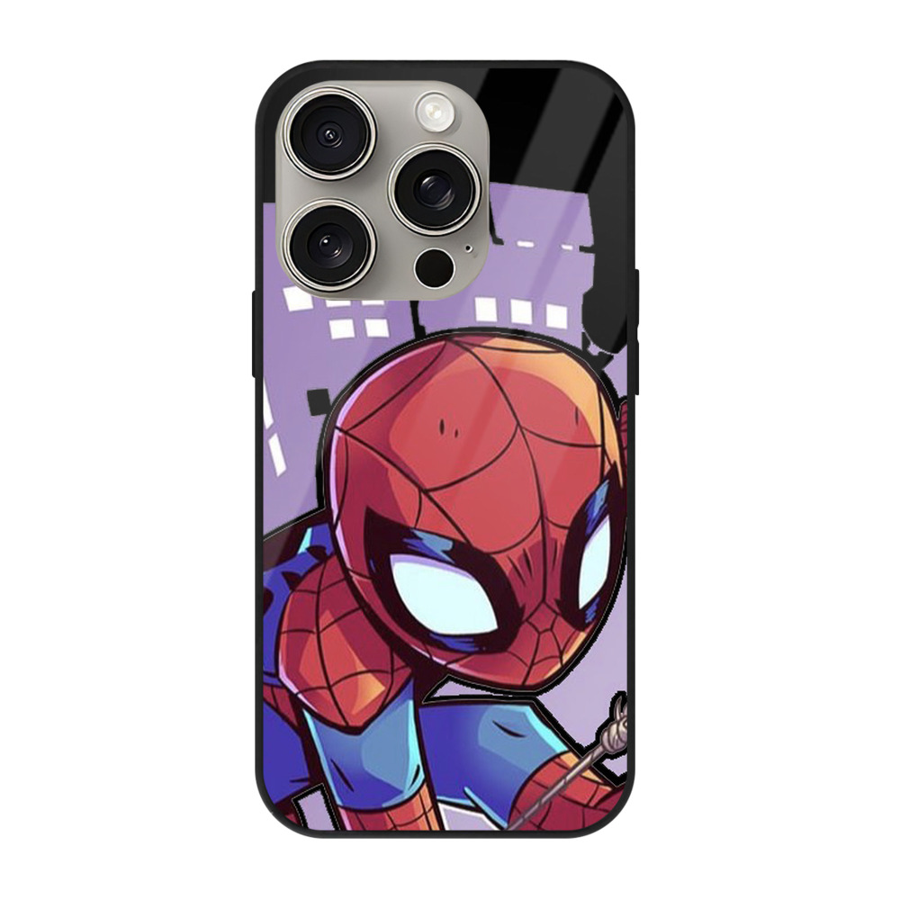（画像用） アベンジャーズ The Avengers 【iPhone15Pro対応】スマホケース 耐衝撃＆黄変防止 背面ガラス