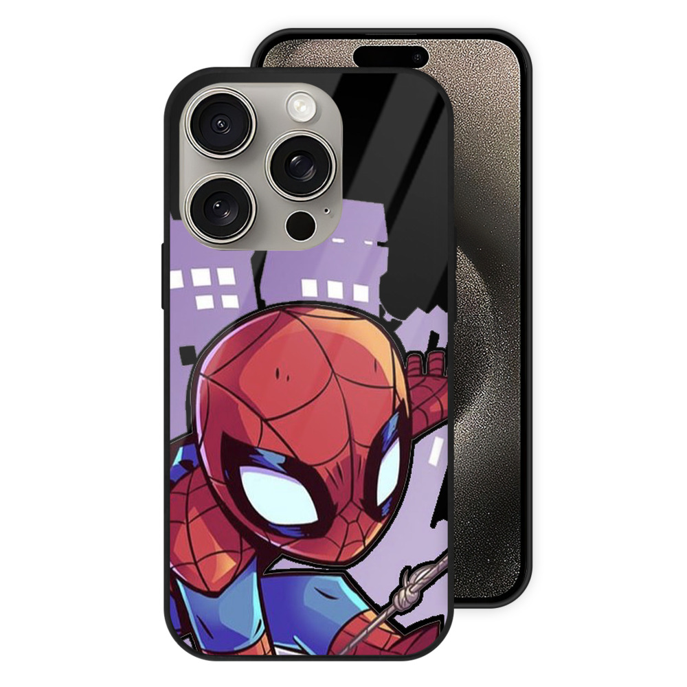 （画像用） アベンジャーズ The Avengers 【iPhone15Pro対応】スマホケース 耐衝撃＆黄変防止 背面ガラス
