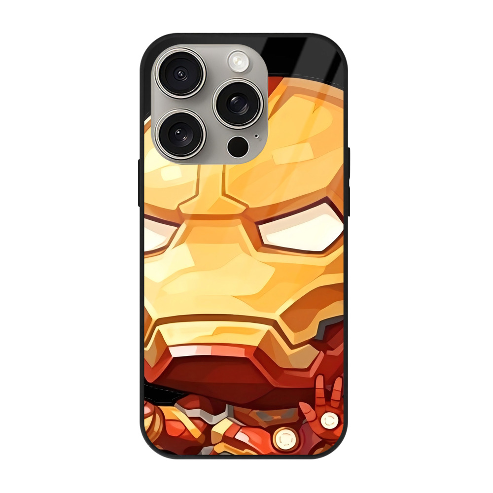 （画像用） アベンジャーズ The Avengers 【iPhone15Pro対応】スマホケース 耐衝撃＆黄変防止 背面ガラス