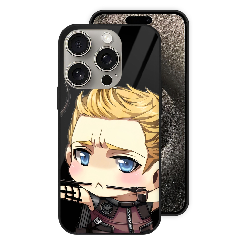 （画像用） アベンジャーズ The Avengers 【iPhone15Pro対応】スマホケース 耐衝撃＆黄変防止 背面ガラス