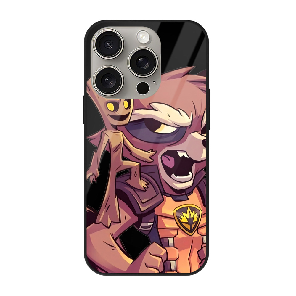 （画像用） アベンジャーズ The Avengers 【iPhone15Pro対応】スマホケース 耐衝撃＆黄変防止 背面ガラス