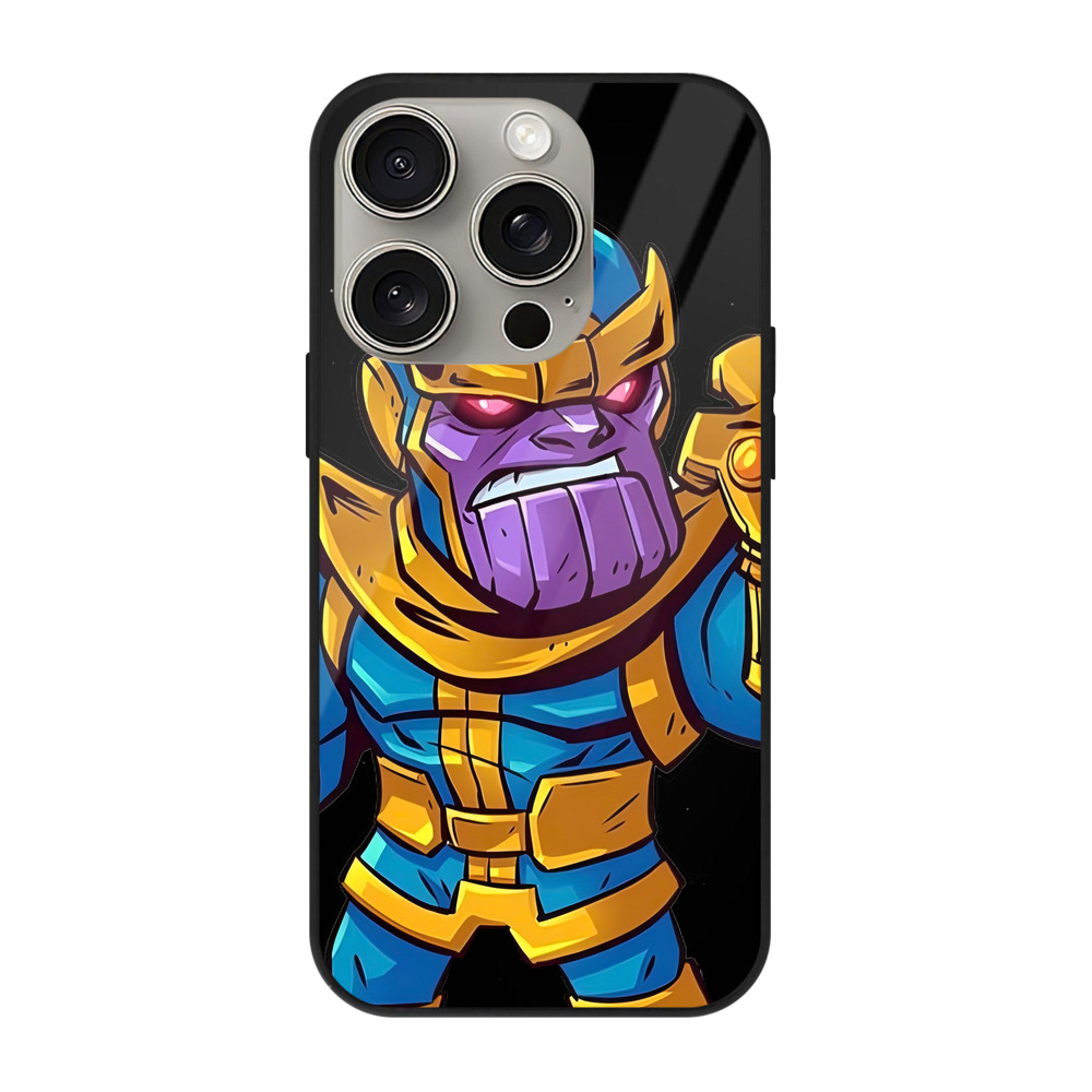 （画像用） アベンジャーズ The Avengers 【iPhone15Pro対応】スマホケース 耐衝撃＆黄変防止 背面ガラス