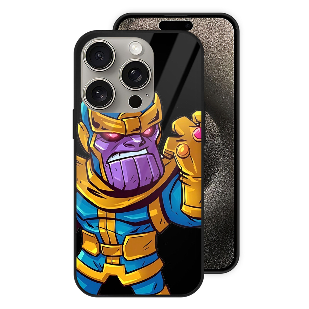 （画像用） アベンジャーズ The Avengers 【iPhone15Pro対応】スマホケース 耐衝撃＆黄変防止 背面ガラス