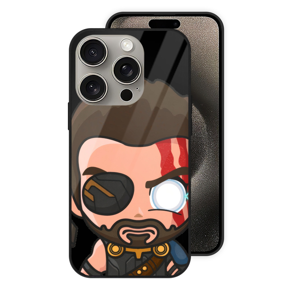 （画像用） アベンジャーズ The Avengers 【iPhone15Pro対応】スマホケース 耐衝撃＆黄変防止 背面ガラス