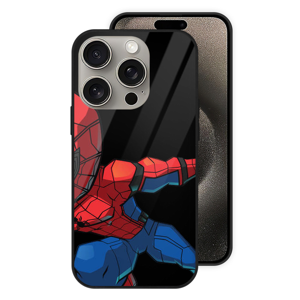 （画像用） アベンジャーズ The Avengers 【iPhone15Pro対応】スマホケース 耐衝撃＆黄変防止 背面ガラス
