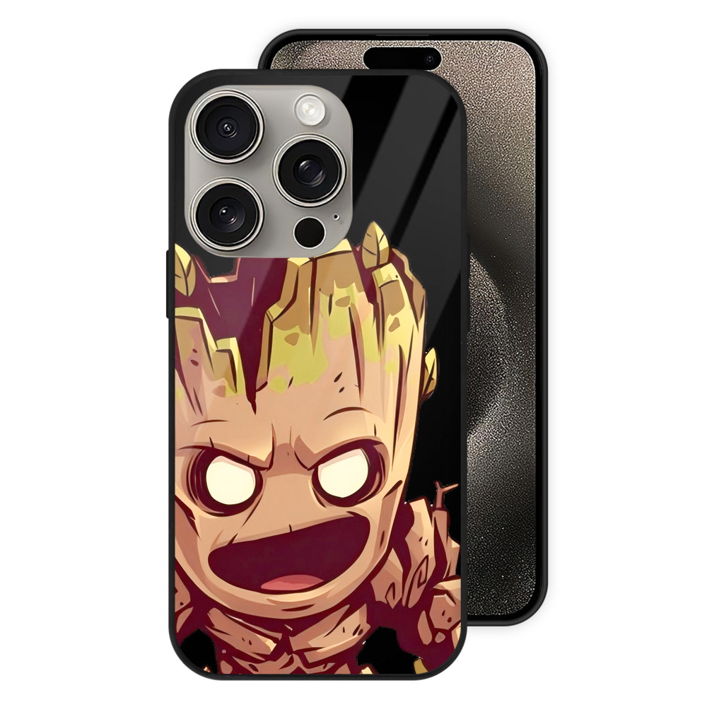 （画像用） アベンジャーズ The Avengers 【iPhone15Pro対応】スマホケース 耐衝撃＆黄変防止 背面ガラス