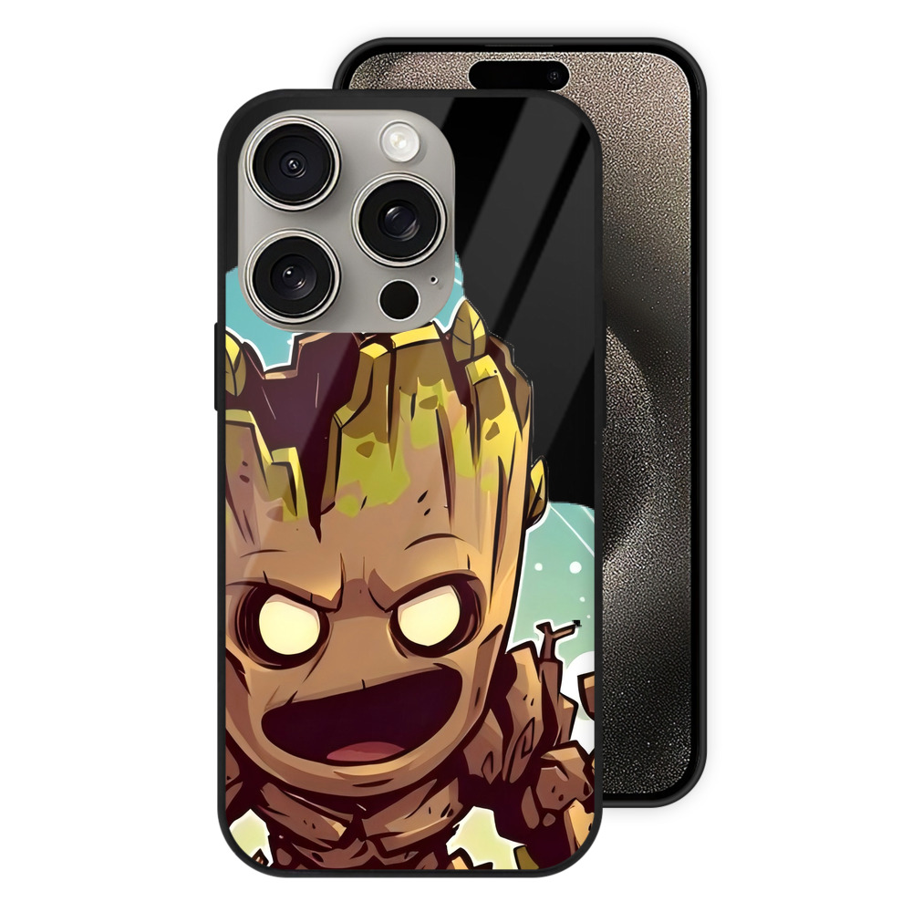（画像用） アベンジャーズ The Avengers 【iPhone15Pro対応】スマホケース 耐衝撃＆黄変防止 背面ガラス