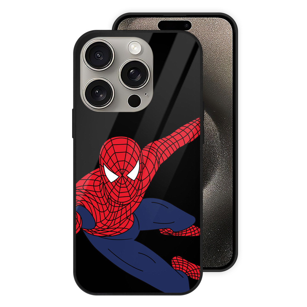 （画像用） アベンジャーズ The Avengers 【iPhone15Pro対応】スマホケース 耐衝撃＆黄変防止 背面ガラス