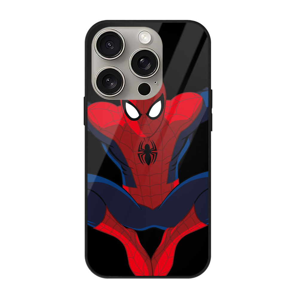 （画像用） アベンジャーズ The Avengers 【iPhone15Pro対応】スマホケース 耐衝撃＆黄変防止 背面ガラス