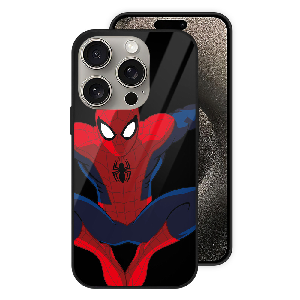 （画像用） アベンジャーズ The Avengers 【iPhone15Pro対応】スマホケース 耐衝撃＆黄変防止 背面ガラス