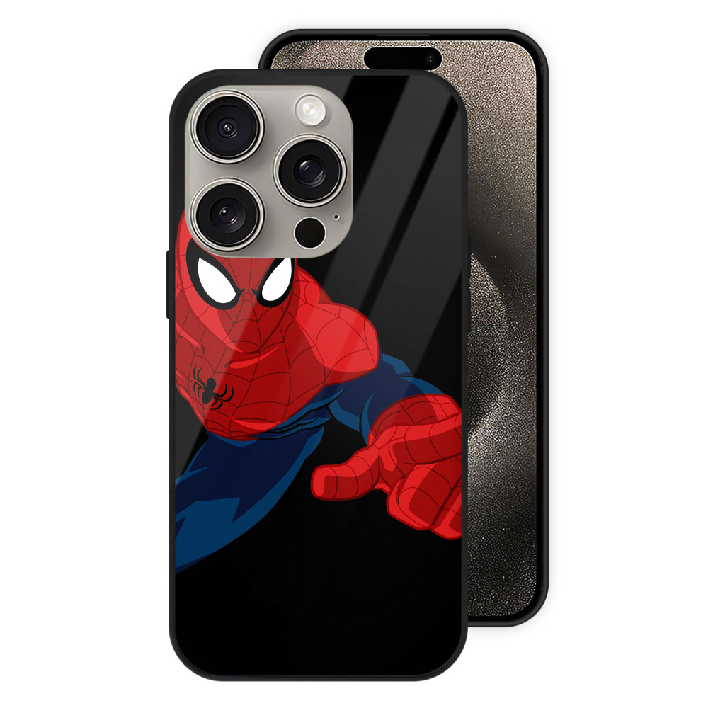 （画像用） アベンジャーズ The Avengers 【iPhone15Pro対応】スマホケース 耐衝撃＆黄変防止 背面ガラス