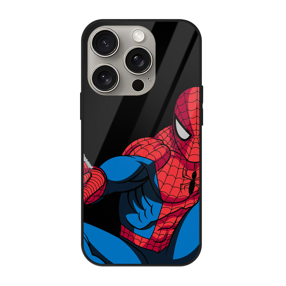 （画像用） アベンジャーズ The Avengers 【iPhone15Pro対応】スマホケース 耐衝撃＆黄変防止 背面ガラス
