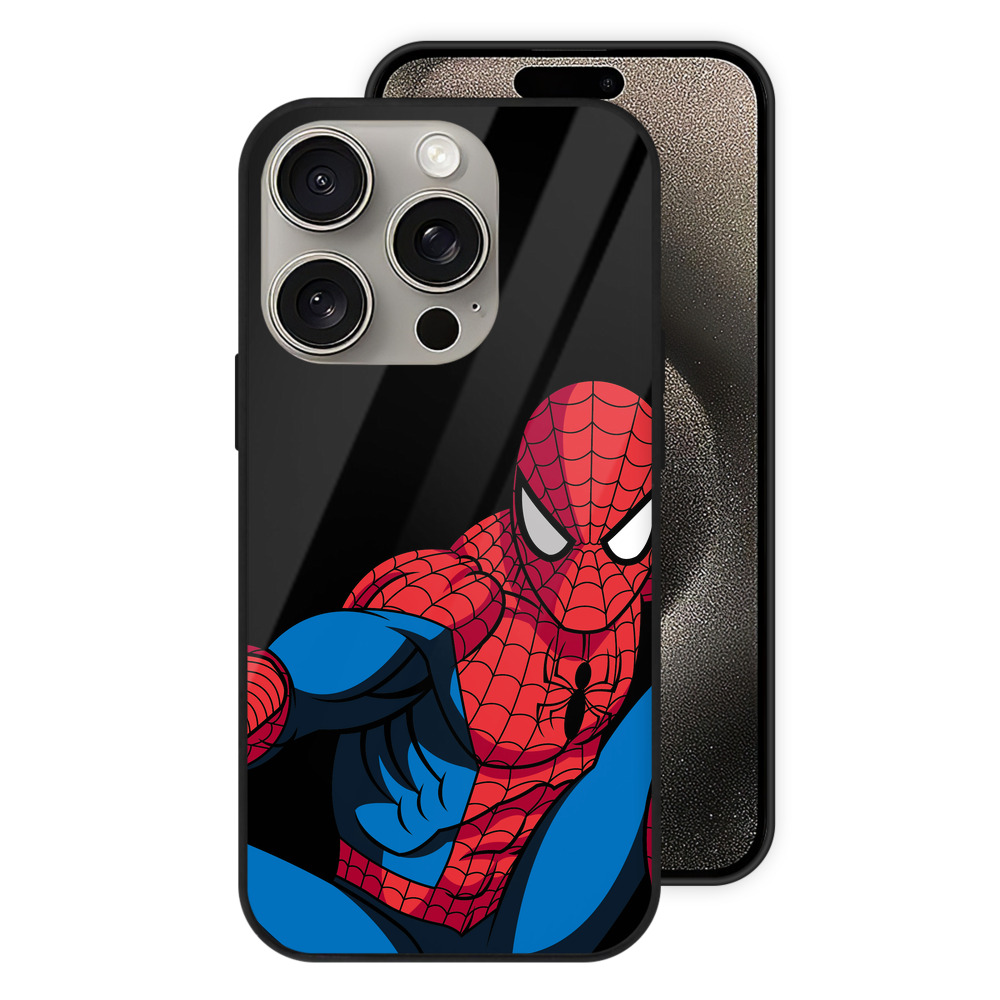 （画像用） アベンジャーズ The Avengers 【iPhone15Pro対応】スマホケース 耐衝撃＆黄変防止 背面ガラス