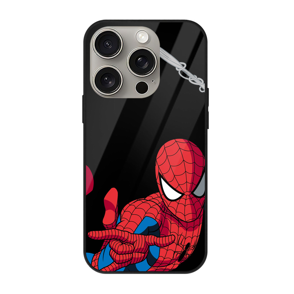 （画像用） アベンジャーズ The Avengers 【iPhone15Pro対応】スマホケース 耐衝撃＆黄変防止 背面ガラス