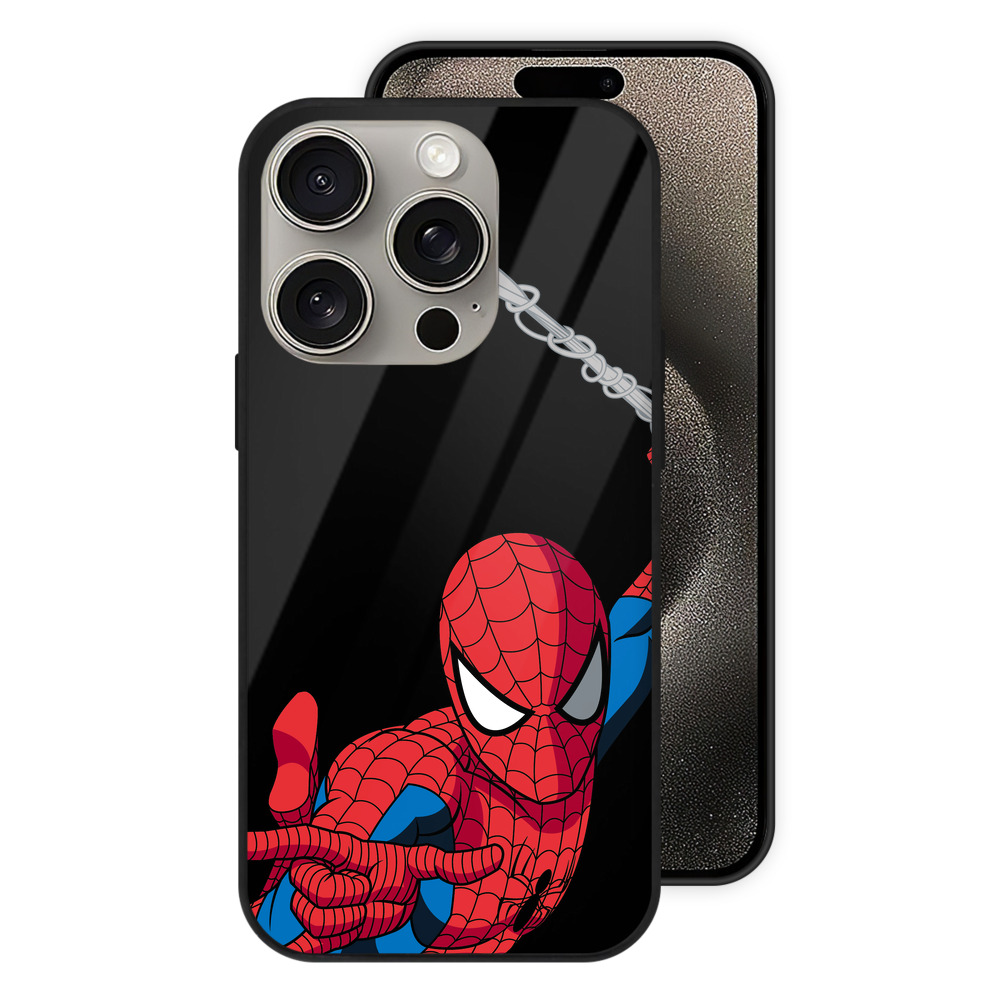 （画像用） アベンジャーズ The Avengers 【iPhone15Pro対応】スマホケース 耐衝撃＆黄変防止 背面ガラス