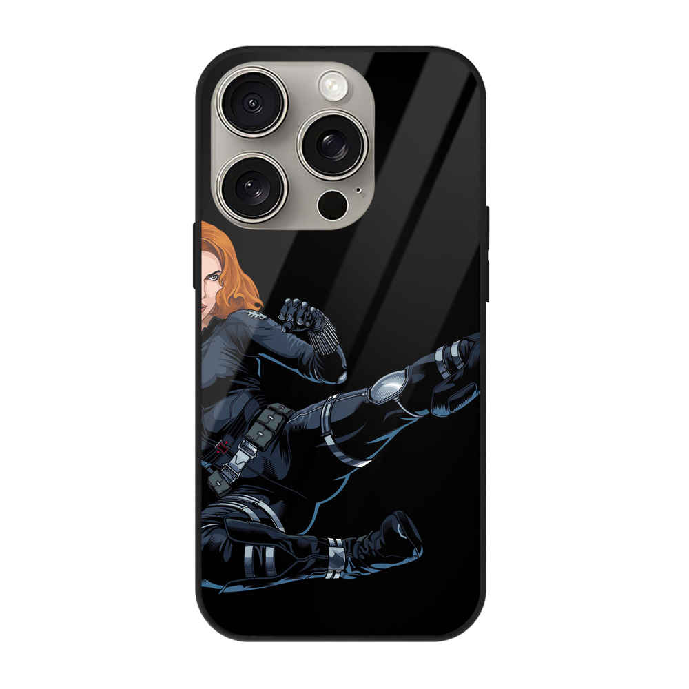 （画像用） アベンジャーズ The Avengers 【iPhone15Pro対応】スマホケース 耐衝撃＆黄変防止 背面ガラス