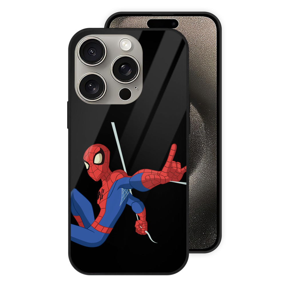 （画像用） アベンジャーズ The Avengers 【iPhone15Pro対応】スマホケース 耐衝撃＆黄変防止 背面ガラス