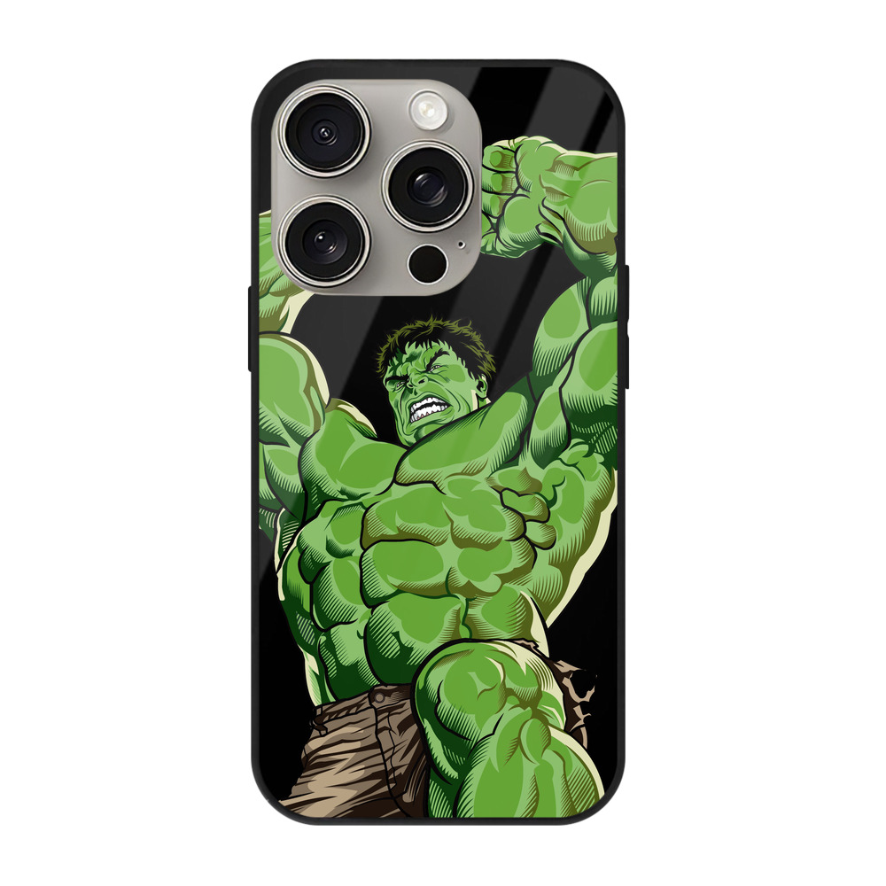 （画像用） アベンジャーズ The Avengers 【iPhone15Pro対応】スマホケース 耐衝撃＆黄変防止 背面ガラス