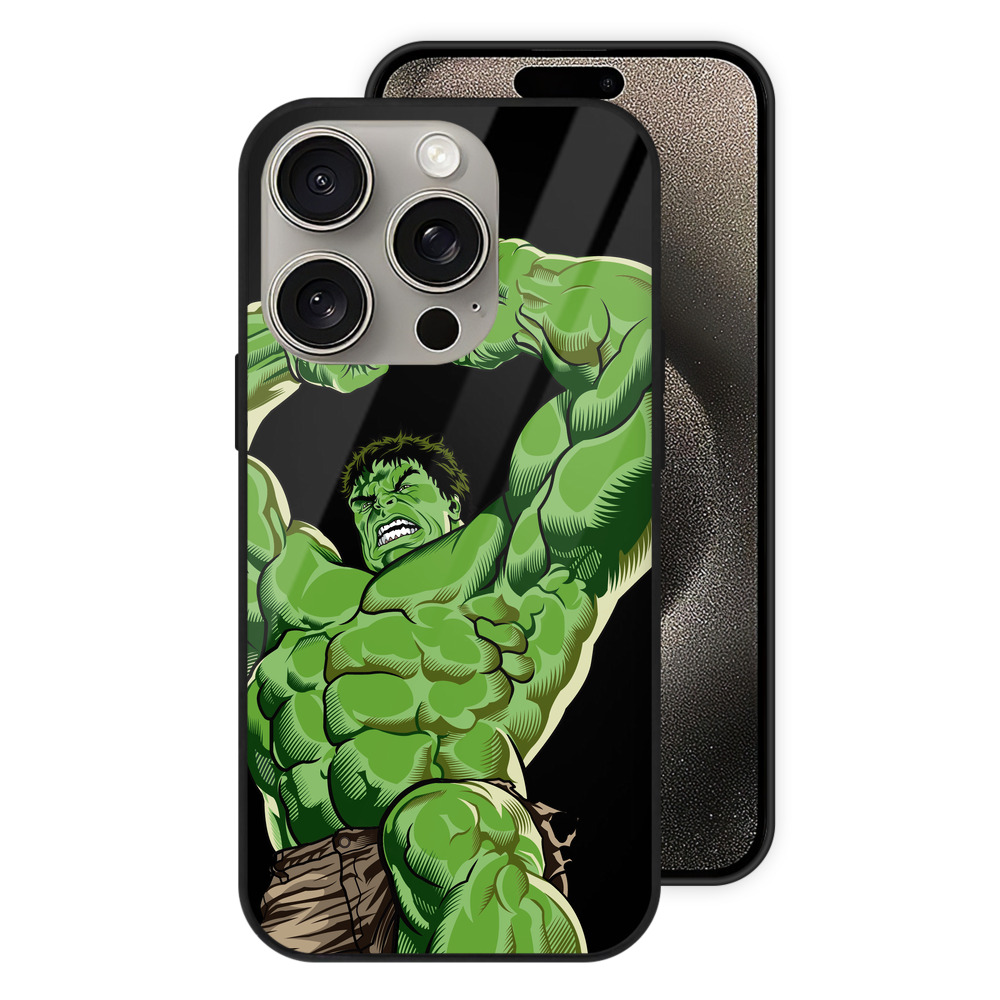 （画像用） アベンジャーズ The Avengers 【iPhone15Pro対応】スマホケース 耐衝撃＆黄変防止 背面ガラス