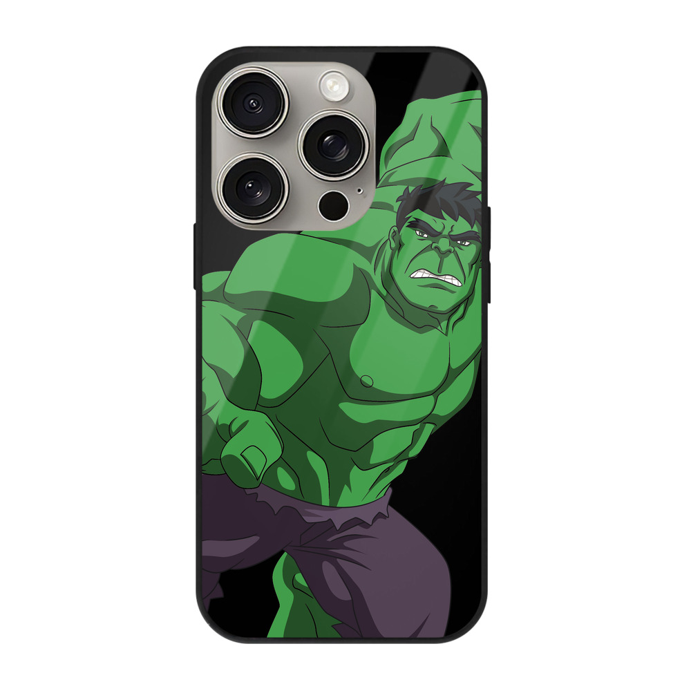 （画像用） アベンジャーズ The Avengers 【iPhone15Pro対応】スマホケース 耐衝撃＆黄変防止 背面ガラス