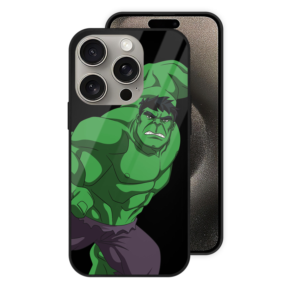 （画像用） アベンジャーズ The Avengers 【iPhone15Pro対応】スマホケース 耐衝撃＆黄変防止 背面ガラス