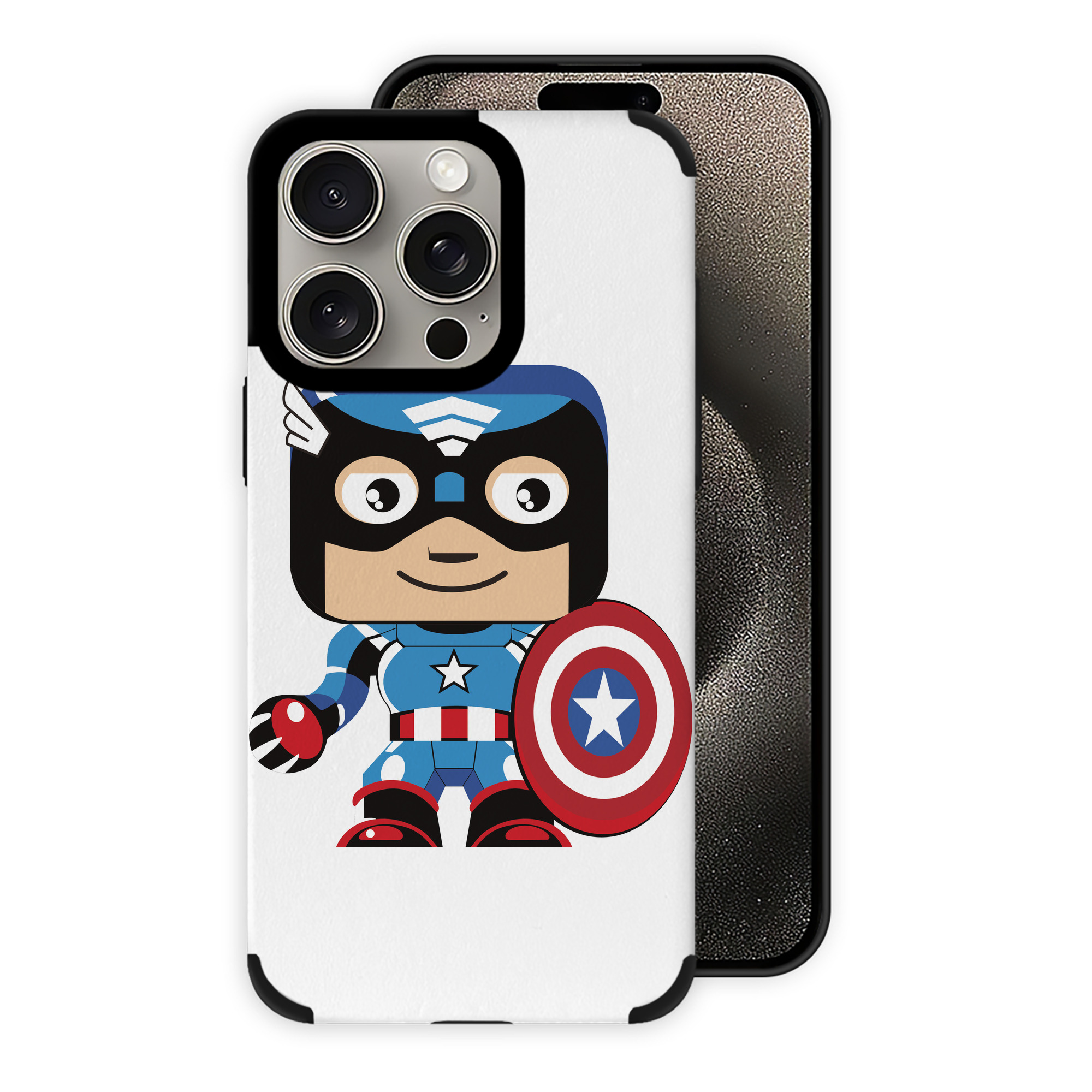 （画像用） アベンジャーズ The Avengers 【iPhone15ProMax対応】 PUレザー スマホケース 耐衝撃＆黄変防止