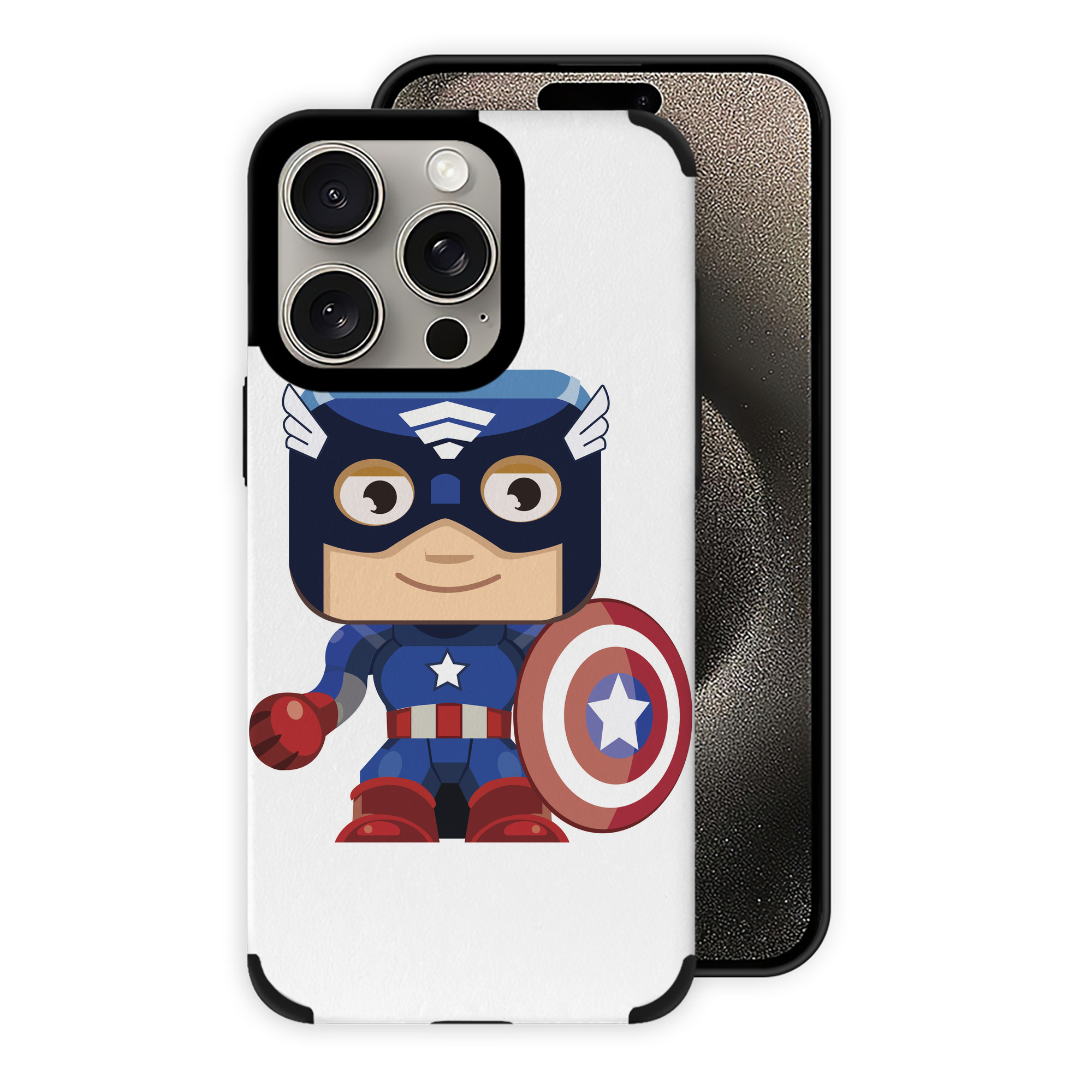 （画像用） アベンジャーズ The Avengers 【iPhone15ProMax対応】 PUレザー スマホケース 耐衝撃＆黄変防止