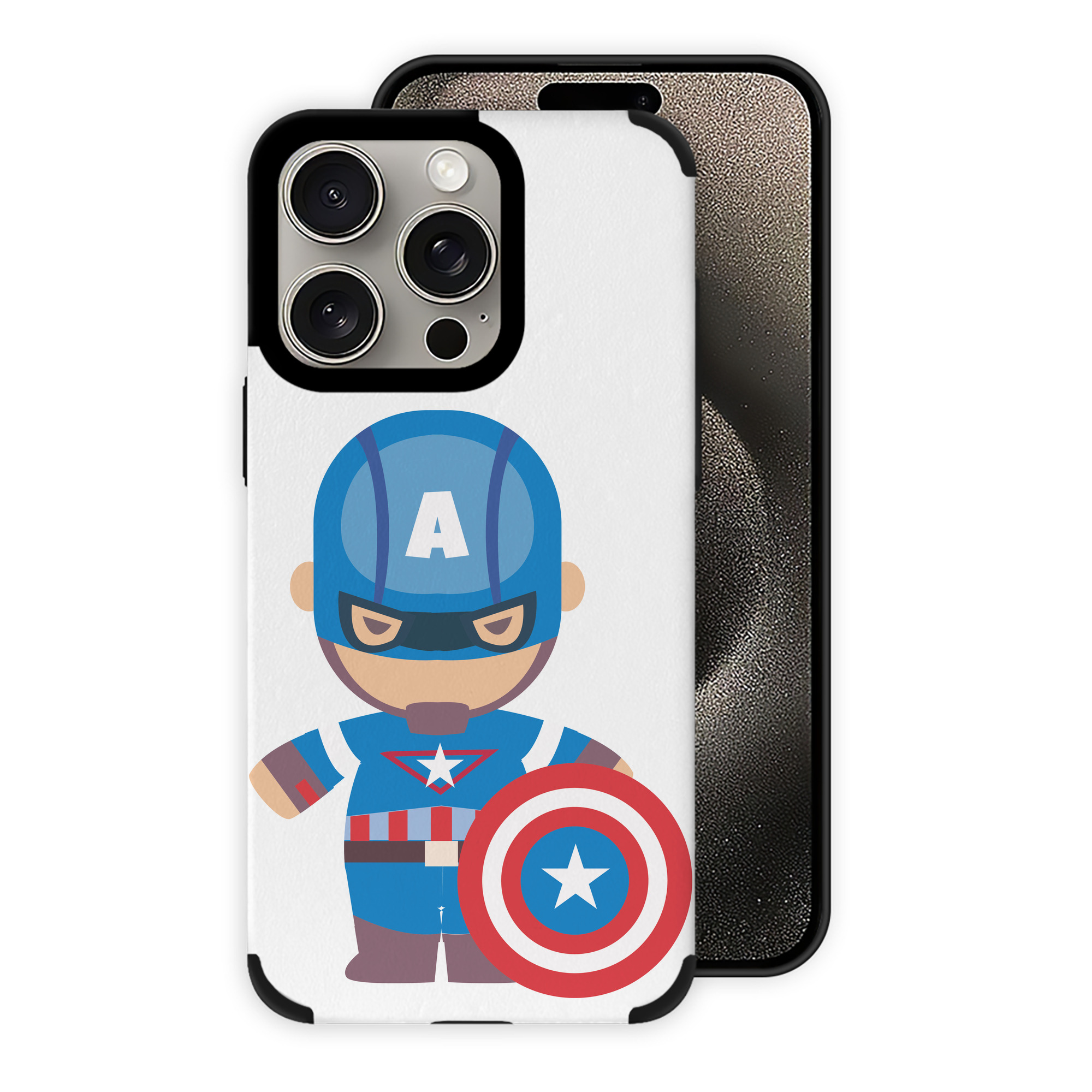（画像用） アベンジャーズ The Avengers 【iPhone15ProMax対応】 PUレザー スマホケース 耐衝撃＆黄変防止