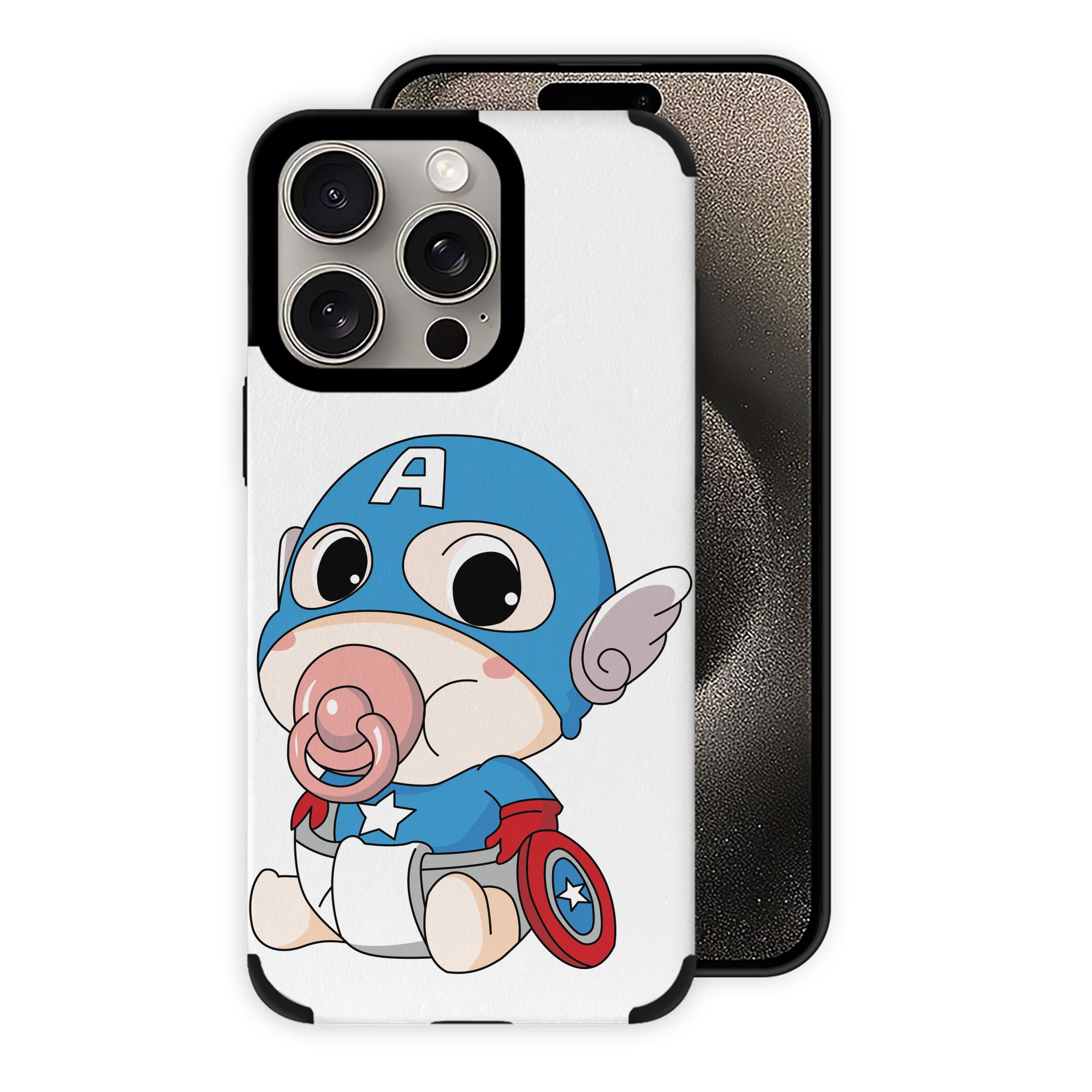 （画像用） アベンジャーズ The Avengers 【iPhone15ProMax対応】 PUレザー スマホケース 耐衝撃＆黄変防止