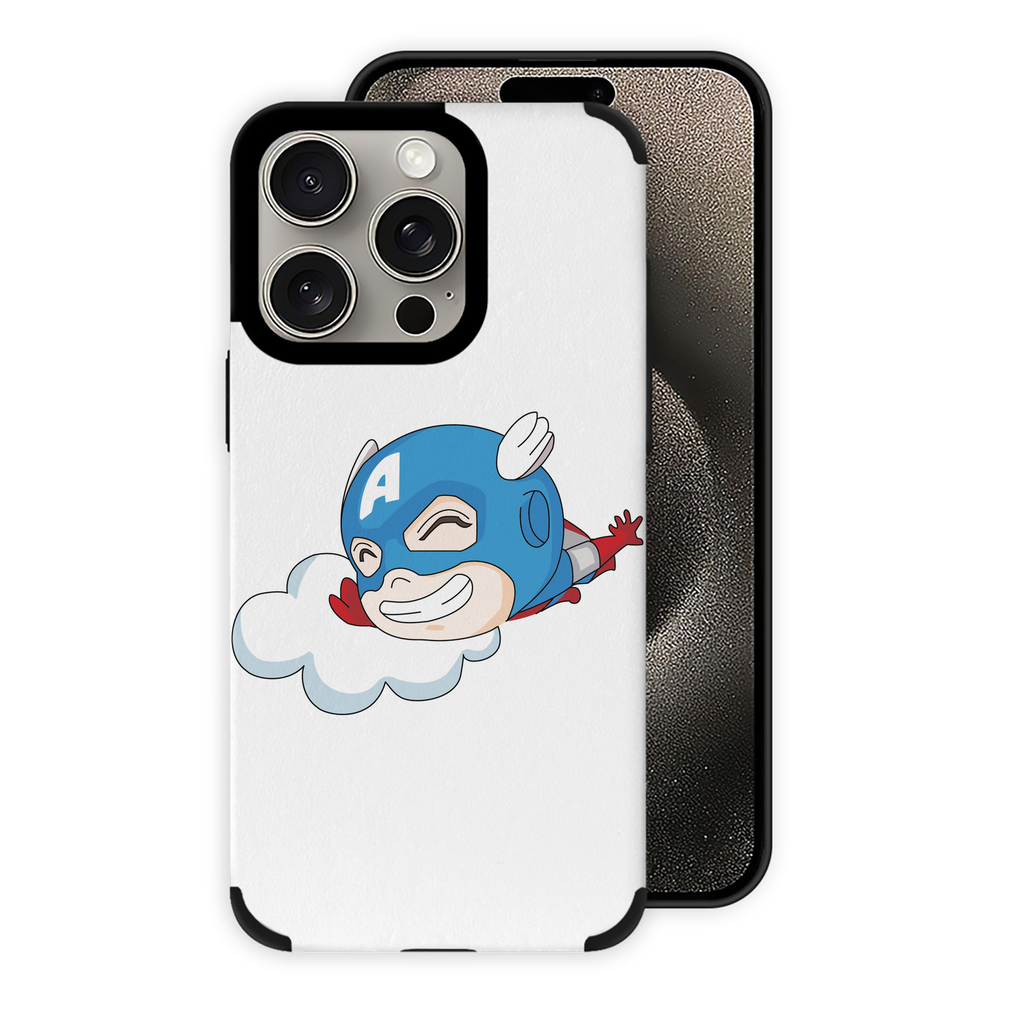（画像用） アベンジャーズ The Avengers 【iPhone15ProMax対応】 PUレザー スマホケース 耐衝撃＆黄変防止