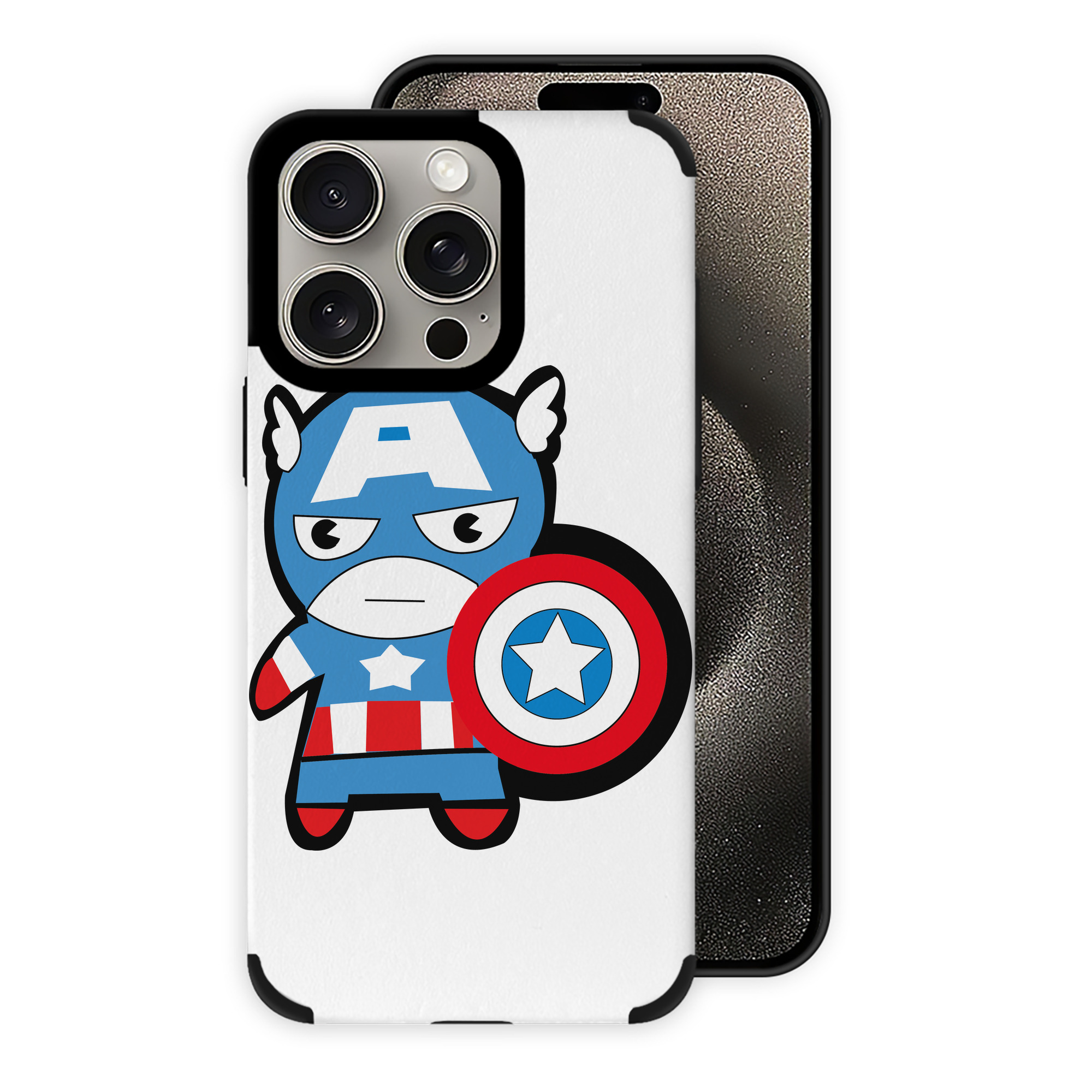 （画像用） アベンジャーズ The Avengers 【iPhone15ProMax対応】 PUレザー スマホケース 耐衝撃＆黄変防止
