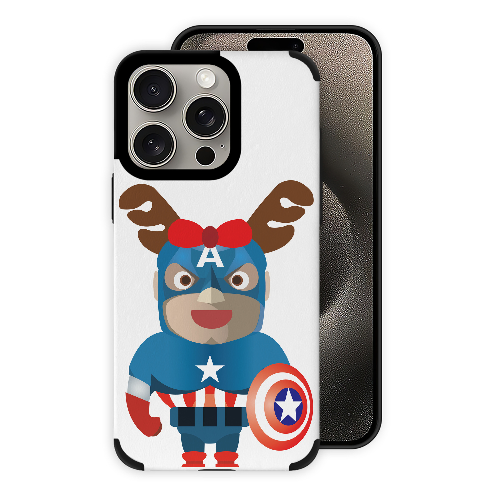 （画像用） アベンジャーズ The Avengers 【iPhone15ProMax対応】 PUレザー スマホケース 耐衝撃＆黄変防止