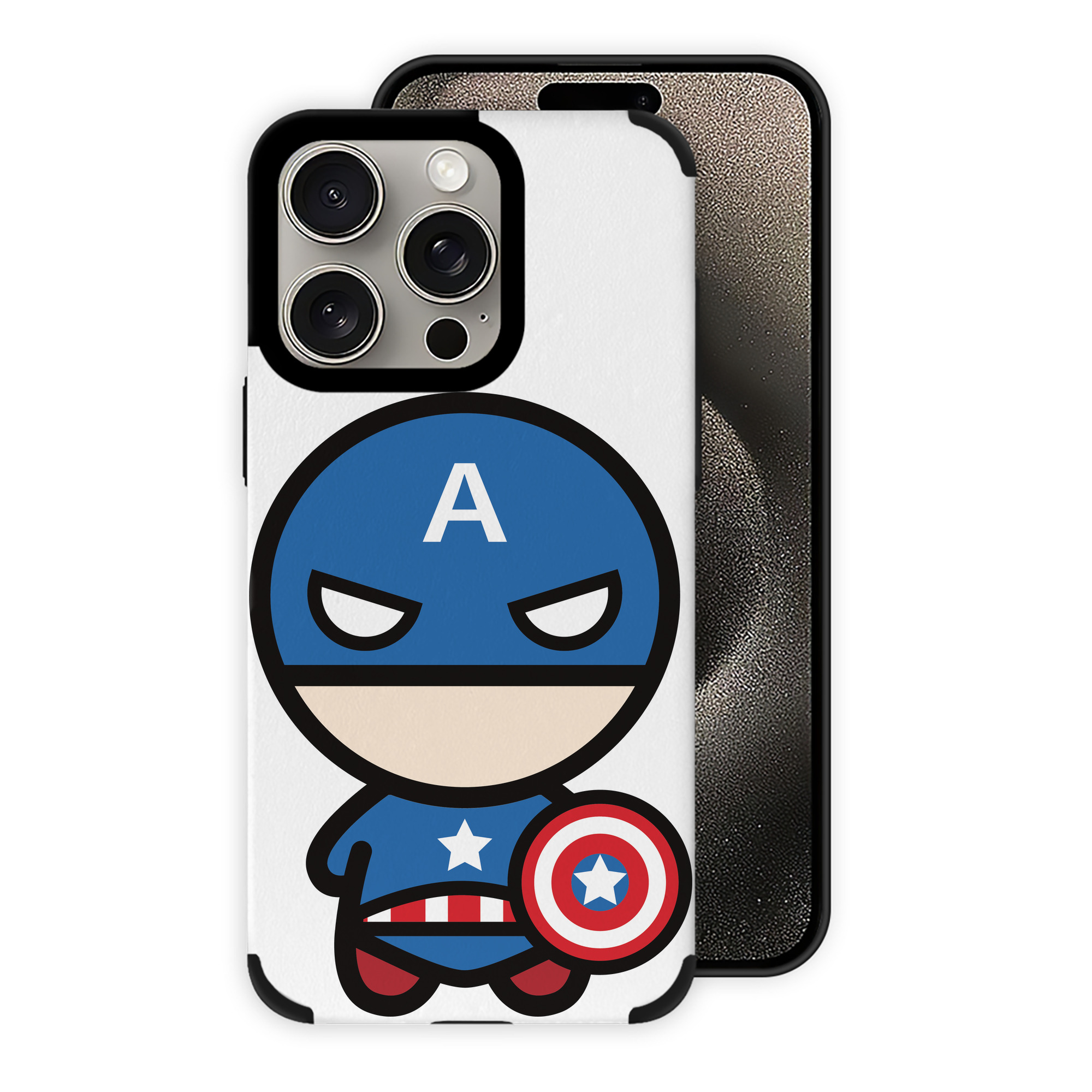 （画像用） アベンジャーズ The Avengers 【iPhone15ProMax対応】 PUレザー スマホケース 耐衝撃＆黄変防止