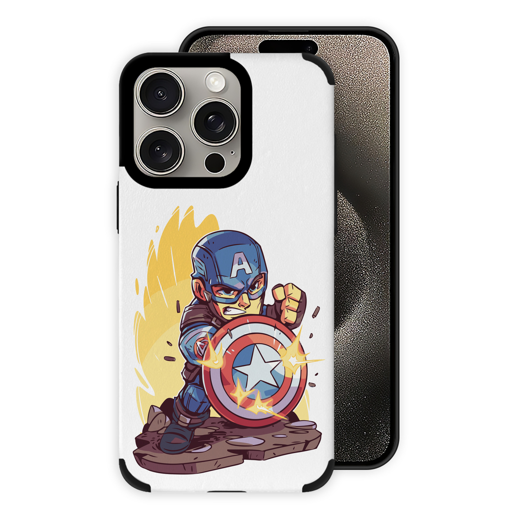（画像用） アベンジャーズ The Avengers 【iPhone15ProMax対応】 PUレザー スマホケース 耐衝撃＆黄変防止