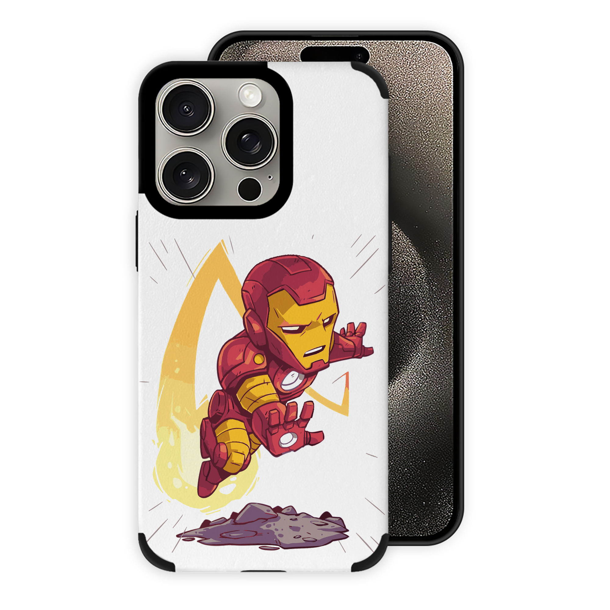 （画像用） アベンジャーズ The Avengers 【iPhone15ProMax対応】 PUレザー スマホケース 耐衝撃＆黄変防止