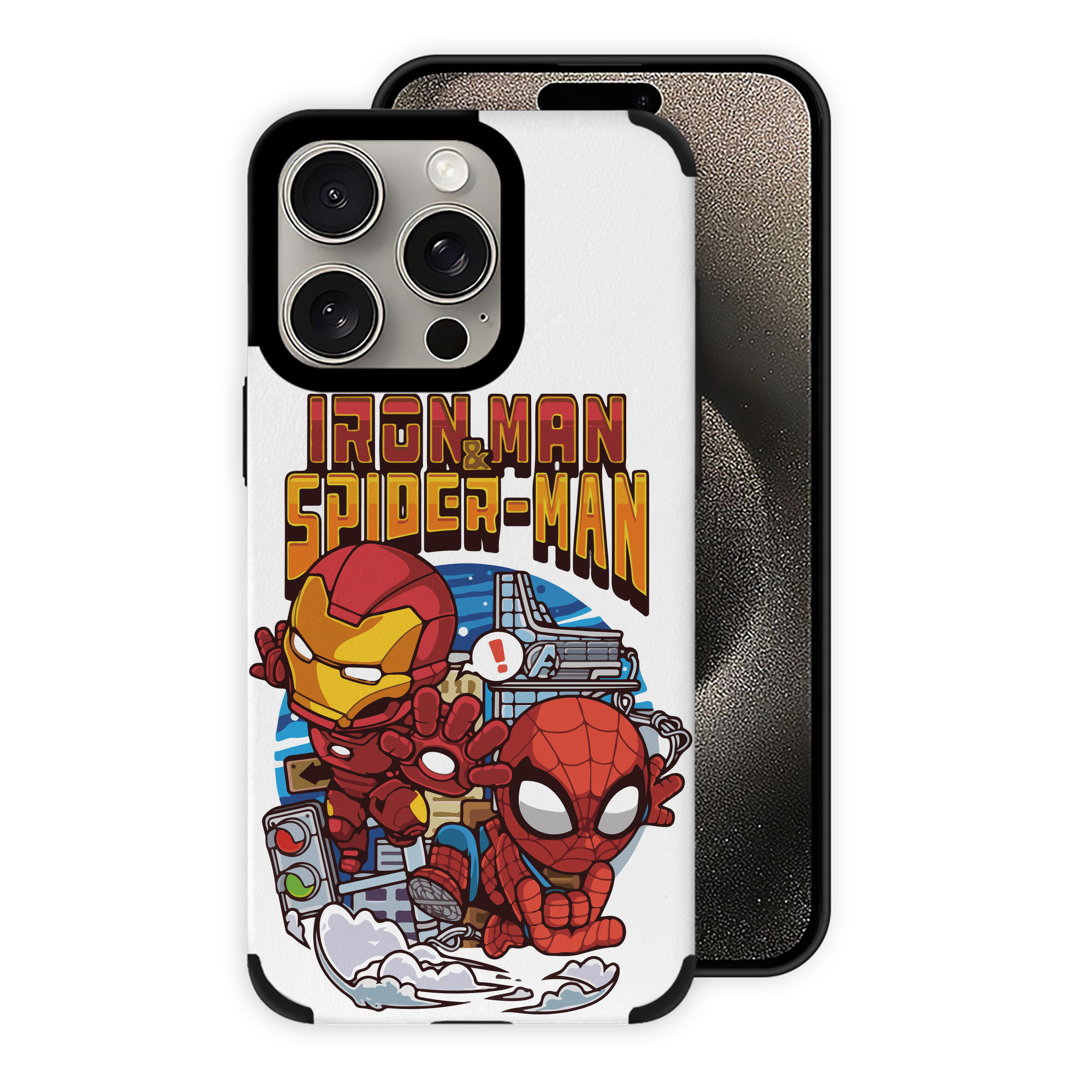 （画像用） アベンジャーズ The Avengers 【iPhone15ProMax対応】 PUレザー スマホケース 耐衝撃＆黄変防止