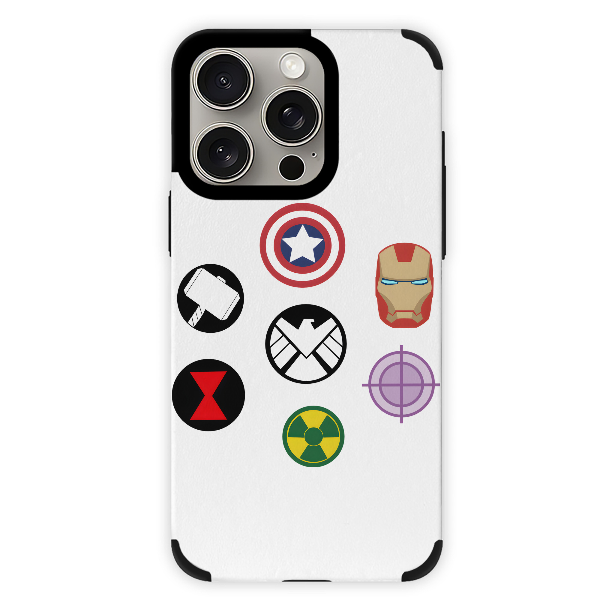 （画像用） アベンジャーズ The Avengers 【iPhone15ProMax対応】 PUレザー スマホケース 耐衝撃＆黄変防止