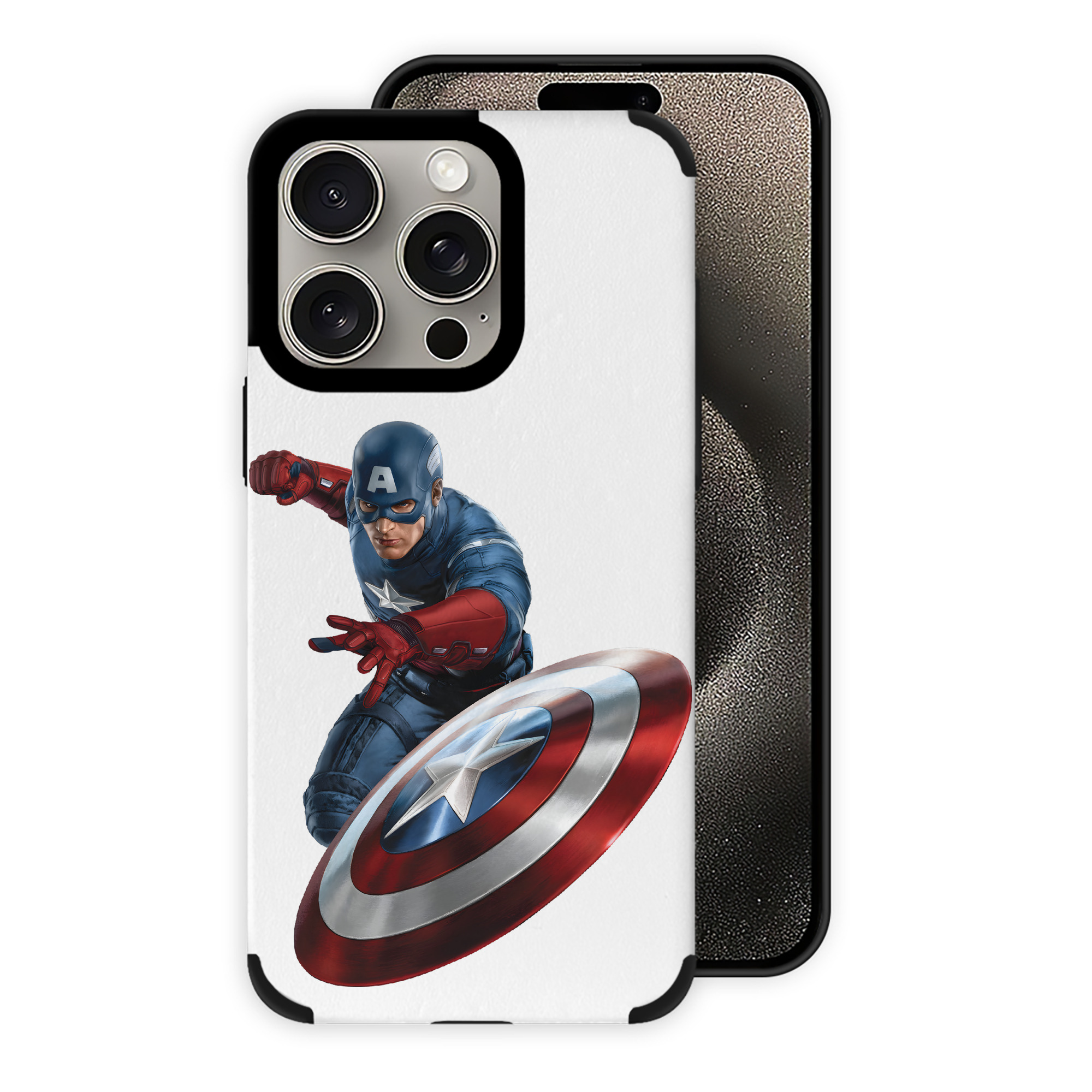 （画像用） アベンジャーズ The Avengers 【iPhone15ProMax対応】 PUレザー スマホケース 耐衝撃＆黄変防止