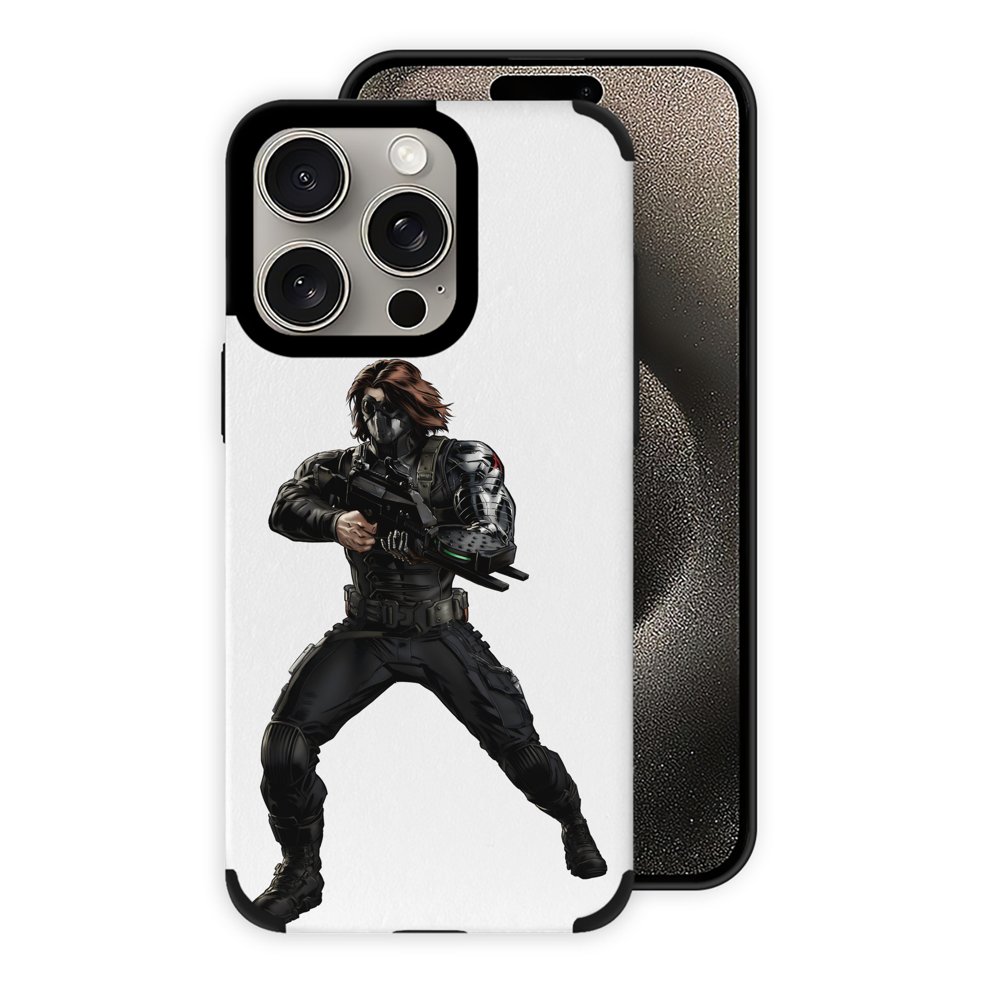 （画像用） アベンジャーズ The Avengers 【iPhone15ProMax対応】 PUレザー スマホケース 耐衝撃＆黄変防止