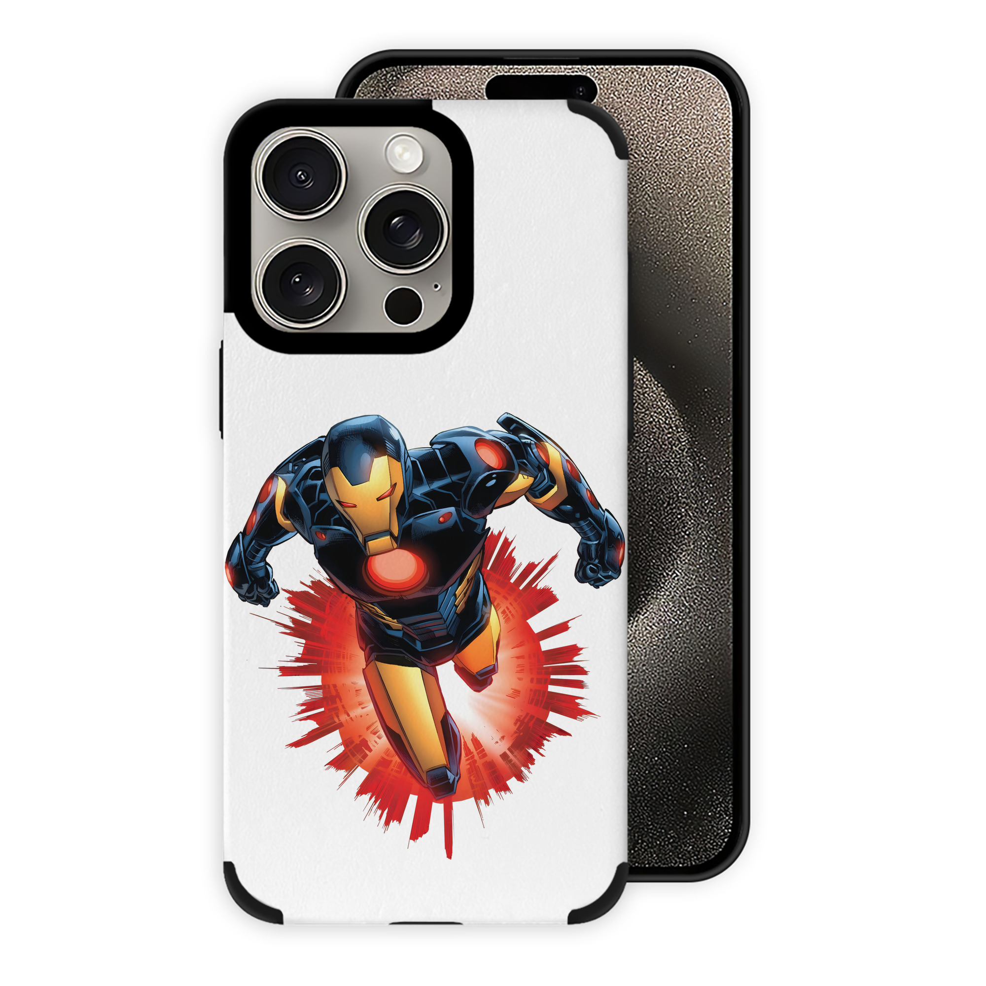 （画像用） アベンジャーズ The Avengers 【iPhone15ProMax対応】 PUレザー スマホケース 耐衝撃＆黄変防止