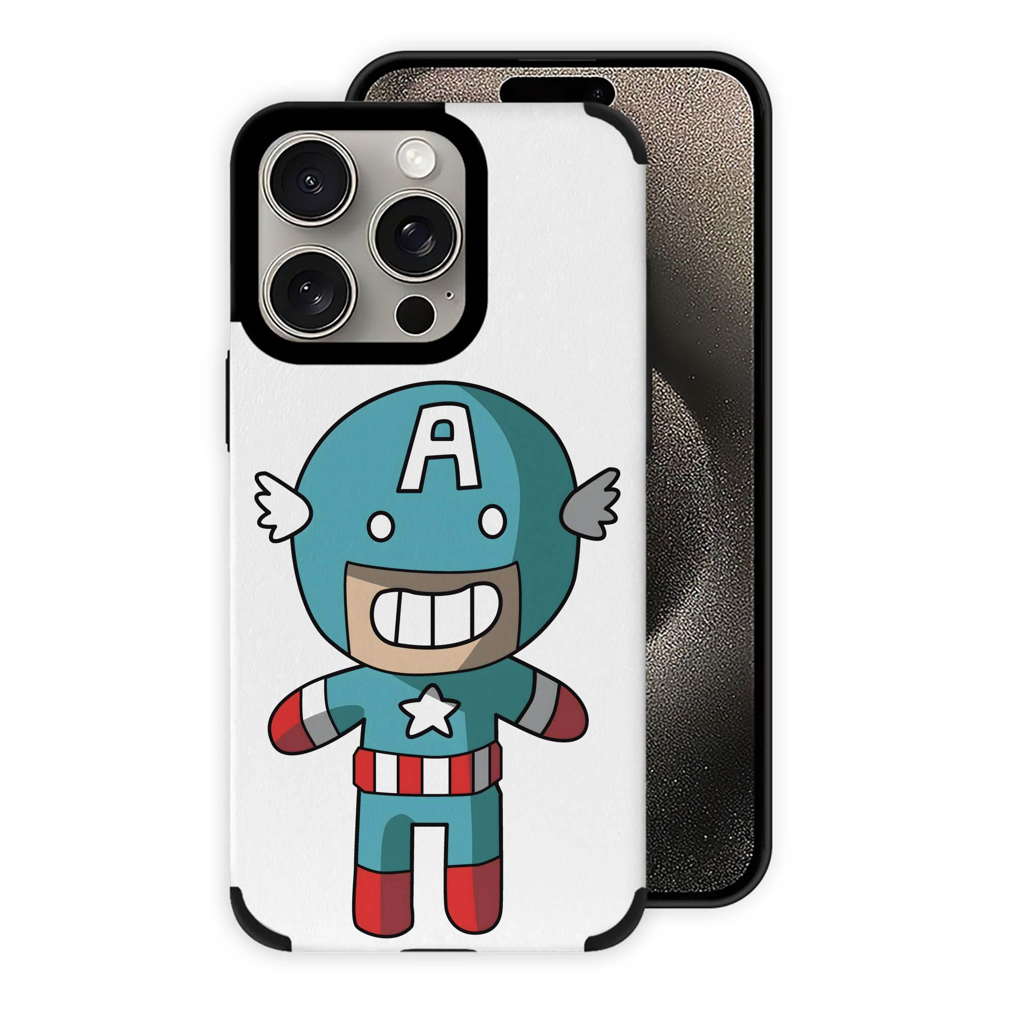 （画像用） アベンジャーズ The Avengers 【iPhone15ProMax対応】 PUレザー スマホケース 耐衝撃＆黄変防止