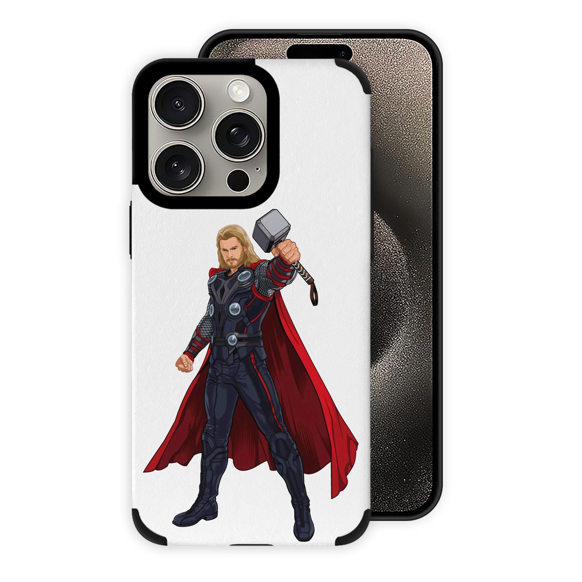 （画像用） アベンジャーズ The Avengers 【iPhone15ProMax対応】 PUレザー スマホケース 耐衝撃＆黄変防止