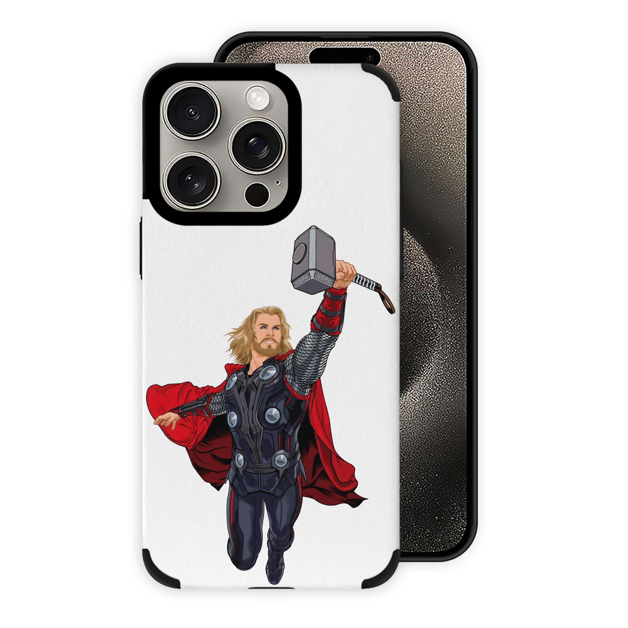 （画像用） アベンジャーズ The Avengers 【iPhone15ProMax対応】 PUレザー スマホケース 耐衝撃＆黄変防止