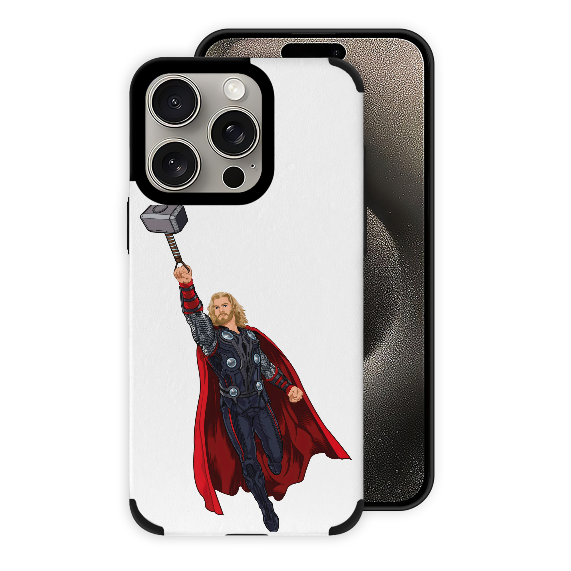 （画像用） アベンジャーズ The Avengers 【iPhone15ProMax対応】 PUレザー スマホケース 耐衝撃＆黄変防止