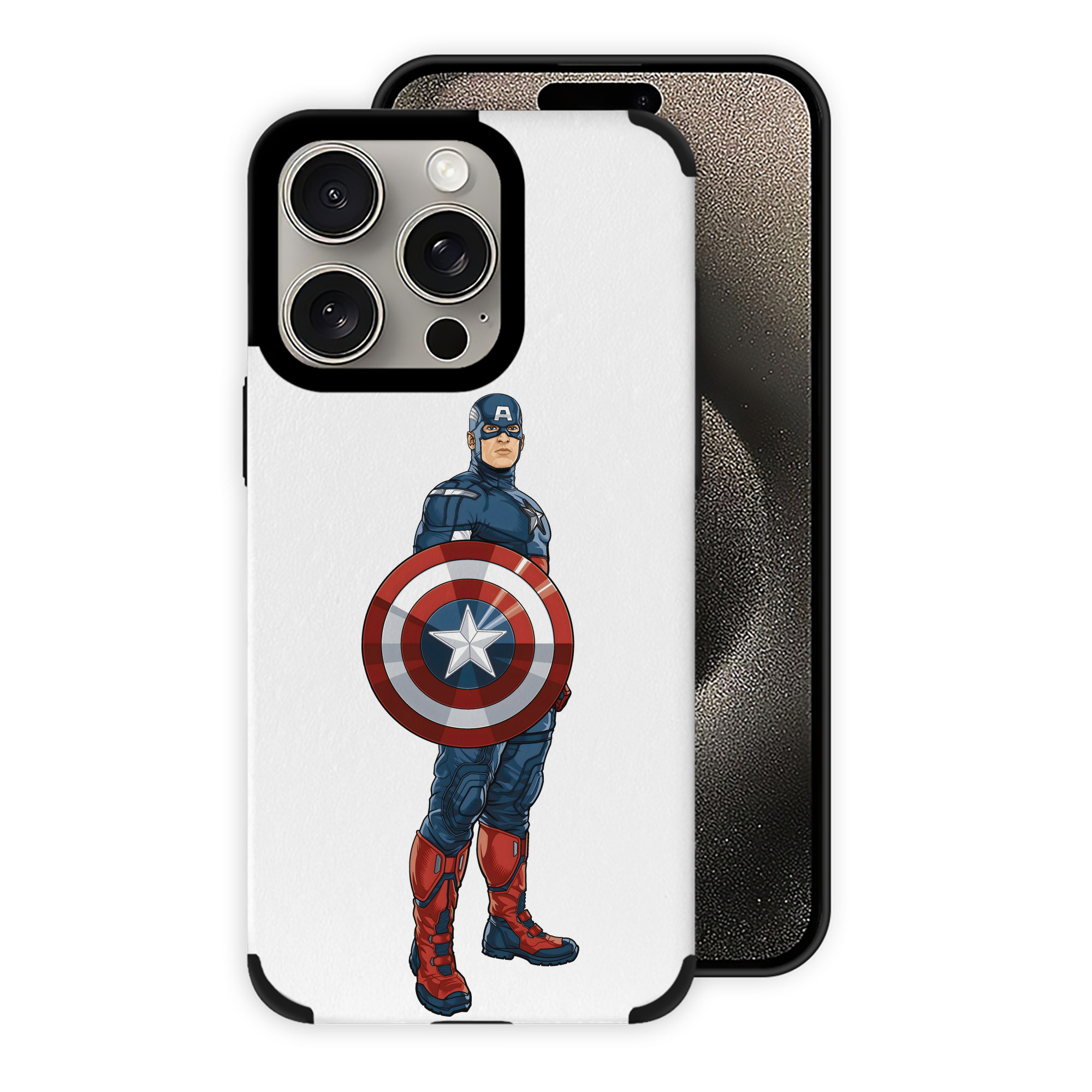 （画像用） アベンジャーズ The Avengers 【iPhone15ProMax対応】 PUレザー スマホケース 耐衝撃＆黄変防止