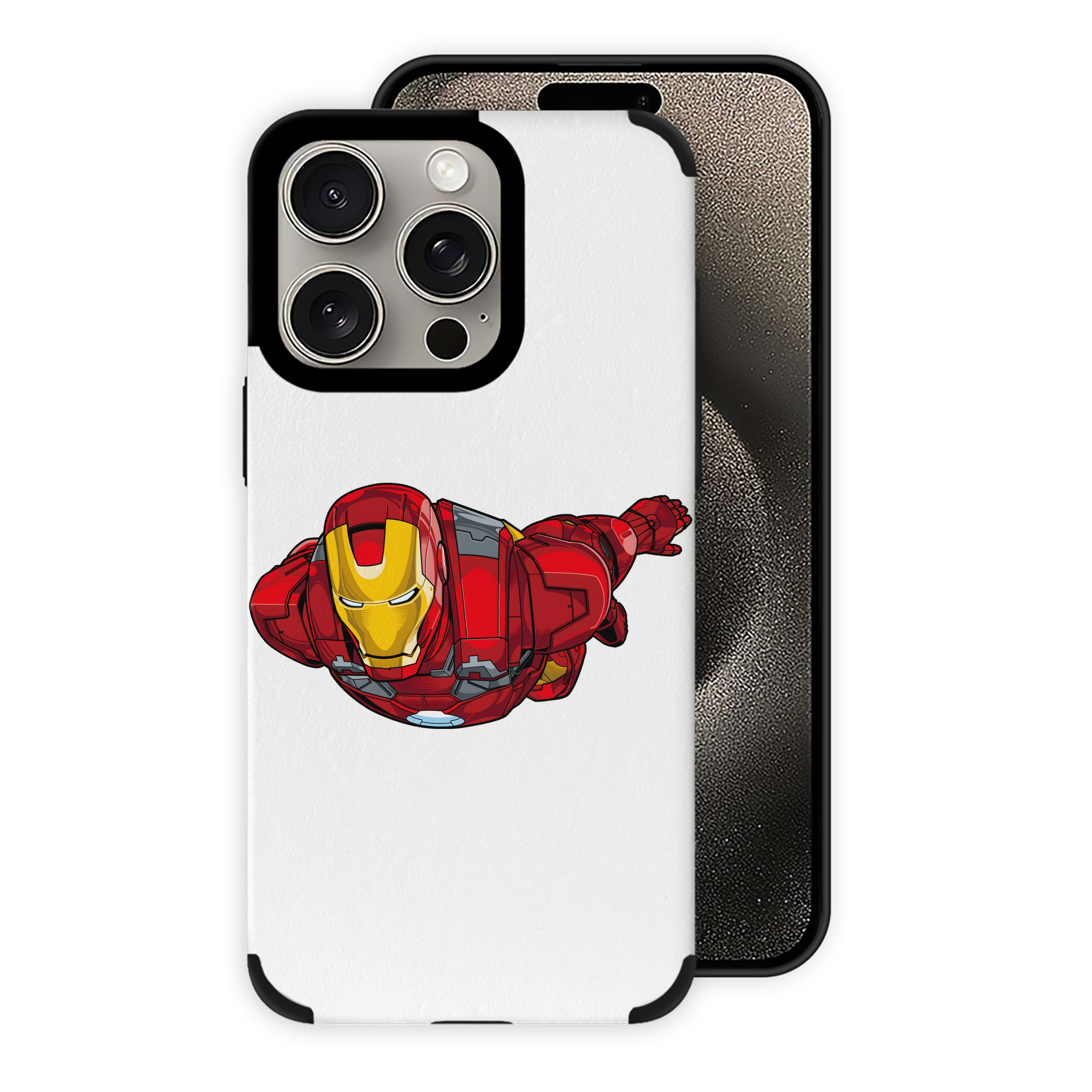 （画像用） アベンジャーズ The Avengers 【iPhone15ProMax対応】 PUレザー スマホケース 耐衝撃＆黄変防止