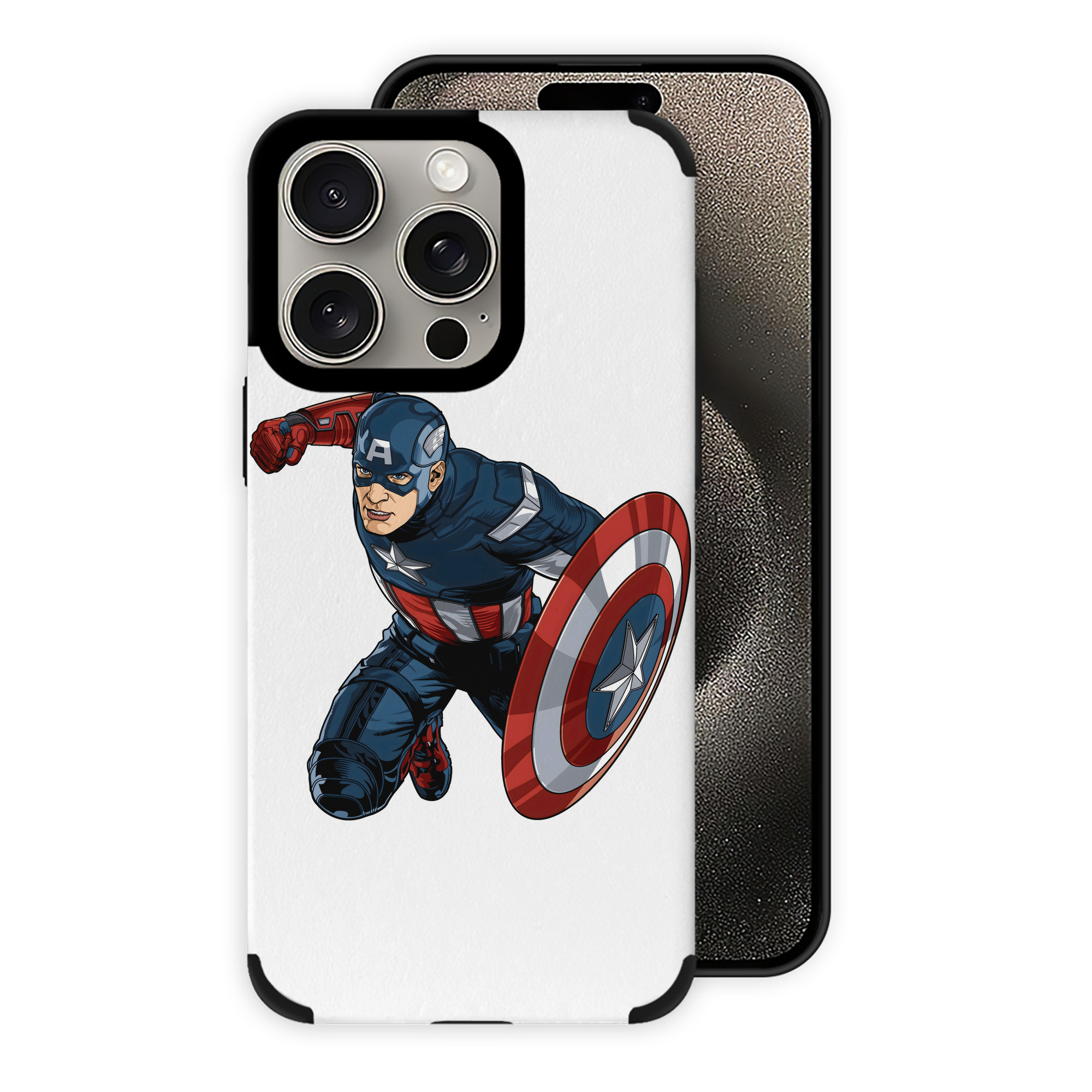 （画像用） アベンジャーズ The Avengers 【iPhone15ProMax対応】 PUレザー スマホケース 耐衝撃＆黄変防止