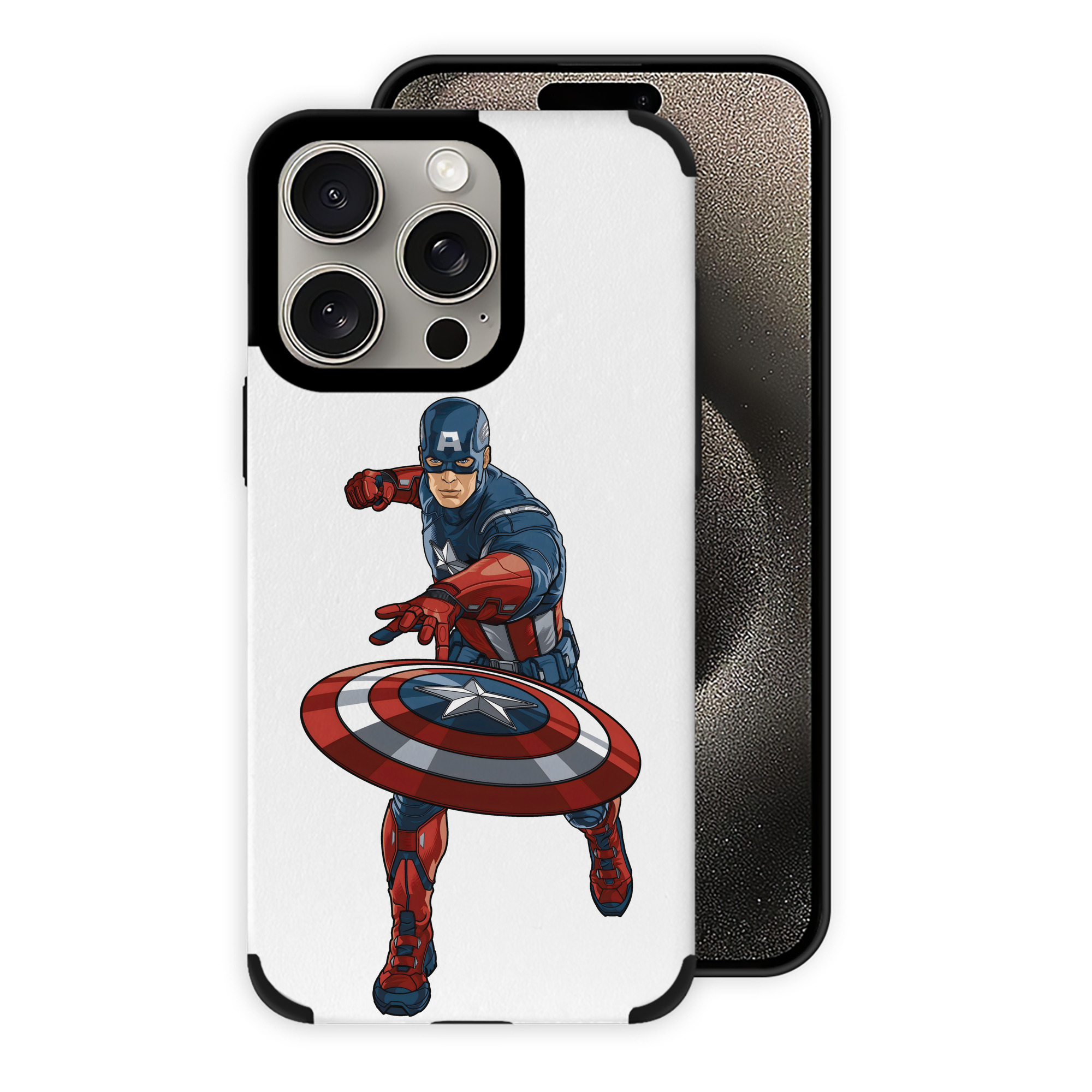 （画像用） アベンジャーズ The Avengers 【iPhone15ProMax対応】 PUレザー スマホケース 耐衝撃＆黄変防止